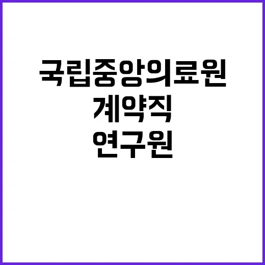 국립중앙의료원 공공…