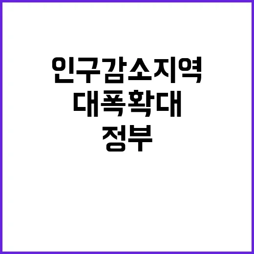 인구감소지역 정부 …