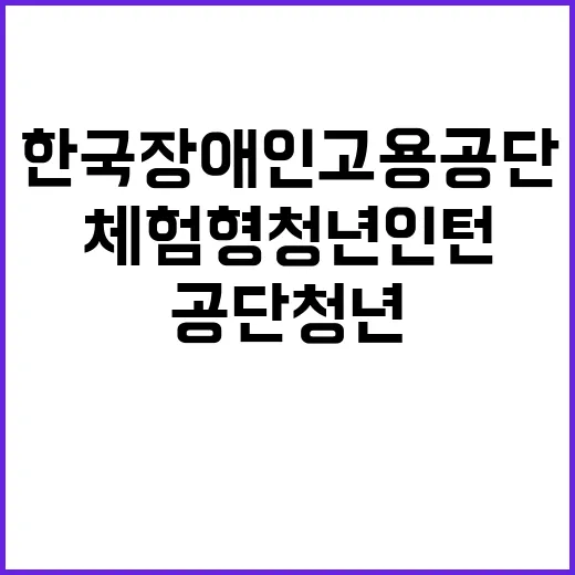 한국장애인고용공단 …