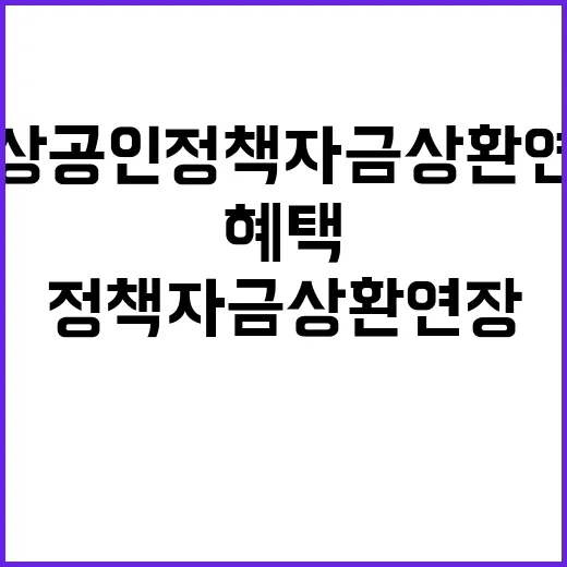 소상공인 정책자금 …