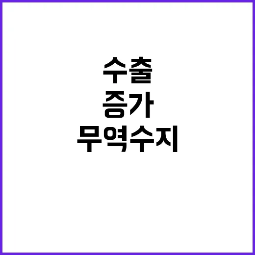 수출 증가! 14개…