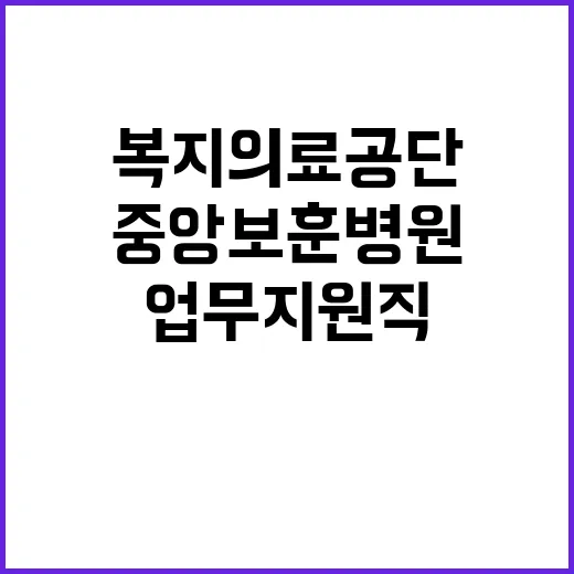 한국보훈복지의료공단…