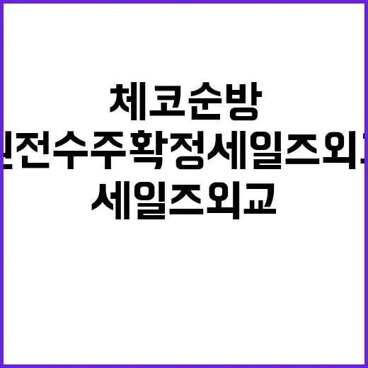 체코 순방 원전 수…