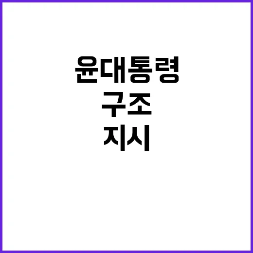 구조 대작전 윤 대…