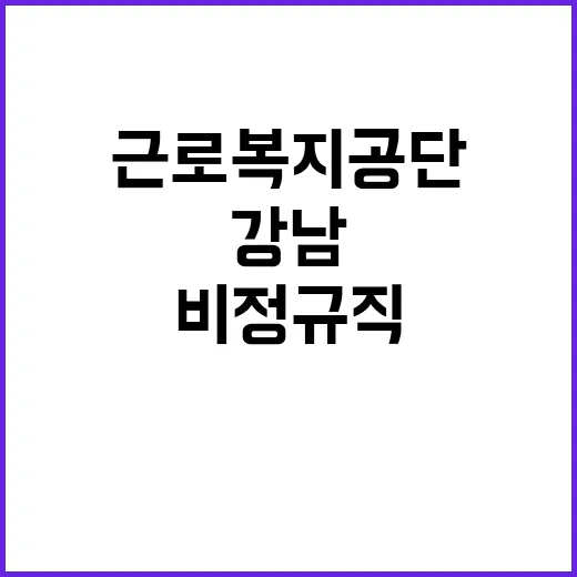 근로복지공단 비정규…