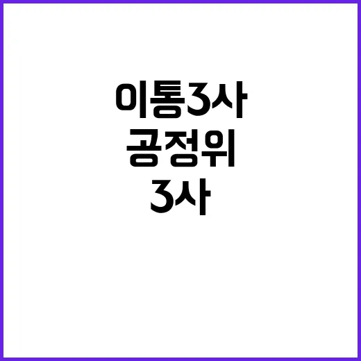 “공정위 이통 3사…