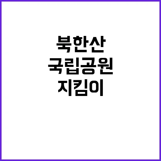 국립공원공단 비정규…