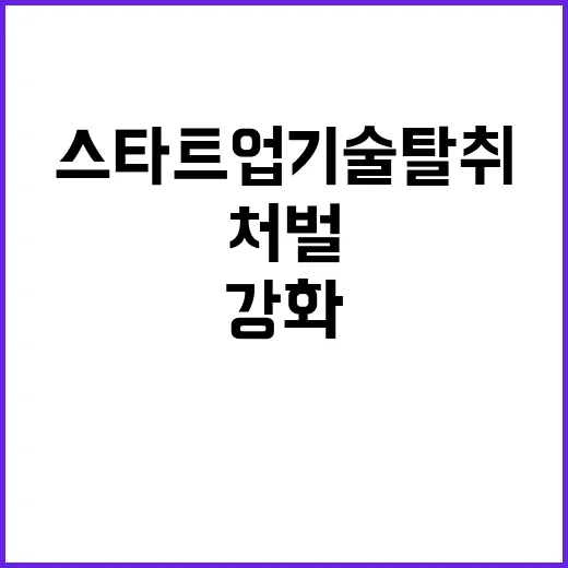 스타트업 기술탈취 법 개정으로 처벌 강화된다!