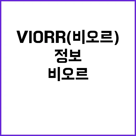 VIORR(비오르)…