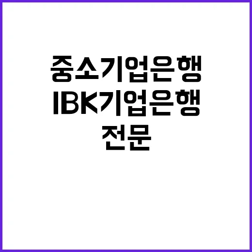 중소기업은행 비정규…