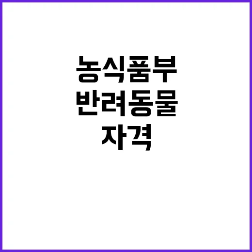 반려동물 자격 제도…