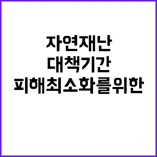 겨울철 대책기간 자…