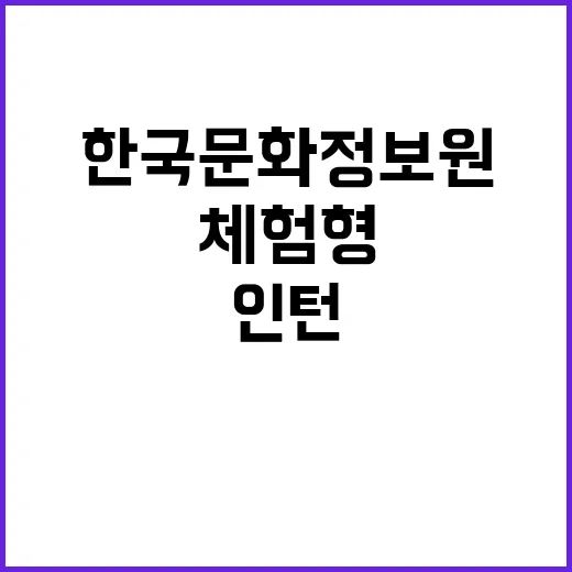 한국문화정보원 청년…