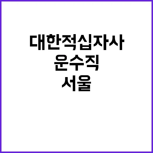 서울남부혈액원 비정규직 운수직(3개월) 채용 모집공고