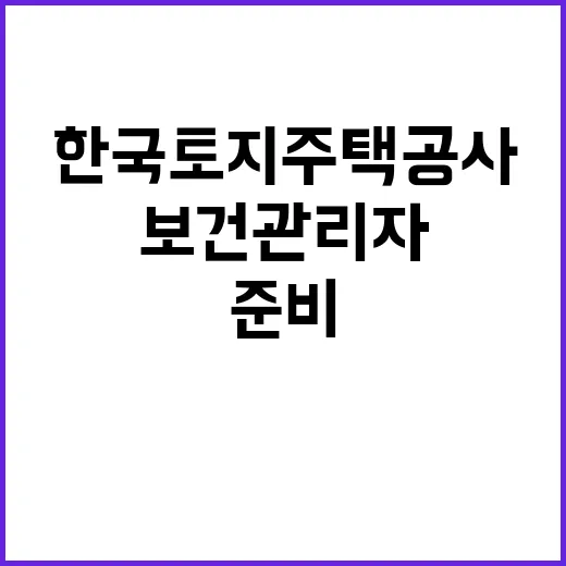 한국토지주택공사 서울지역본부 기간제 근로자(보건관리자) 채용공고(11.22)