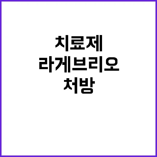 치료제 ‘라게브리오…