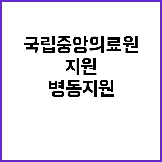 업무지원직 병동지원(간호부)채용 공고