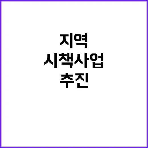 협력 지역 시책사업 발굴 및 추진 방법 공개!