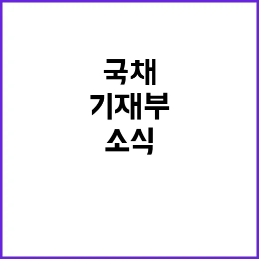 국채 발행 기재부의…