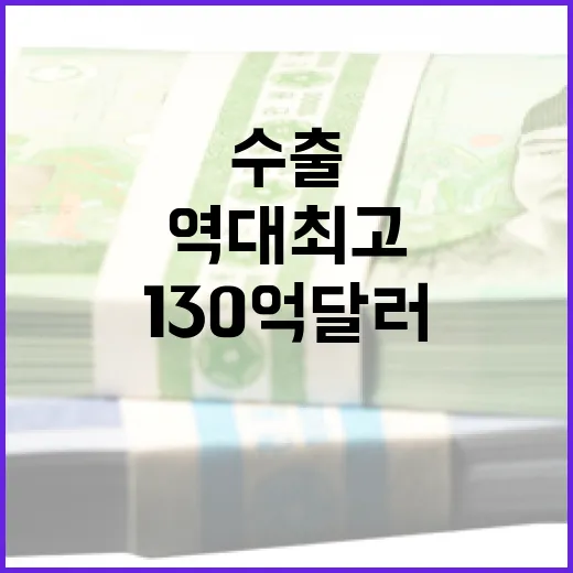 케이푸드 130억 달러 수출 역대 최고 기록!