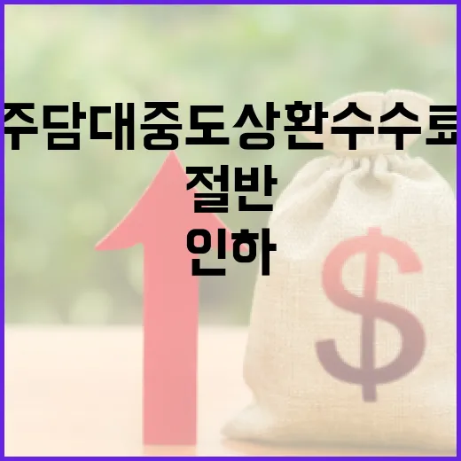 주담대 중도상환수수…