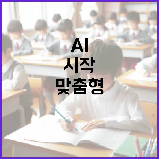 AI 학생 맞춤형 교육 혁신 시작! 지금 확인하세요.