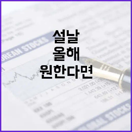 설날 올해 더 풍성…