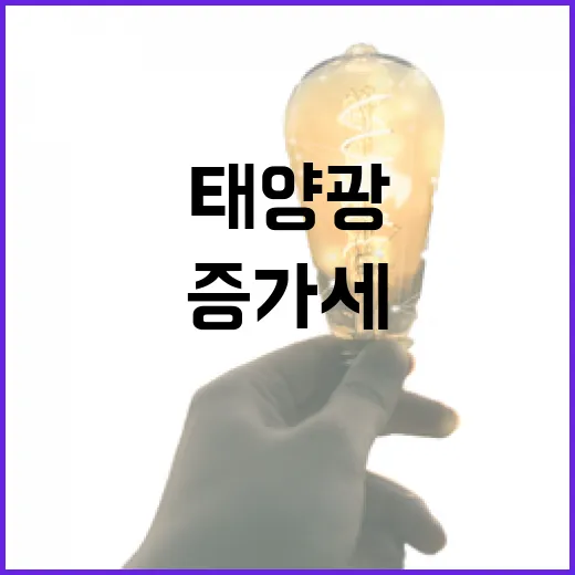 태양광 사업 3GW 회복으로 증가세 전망!