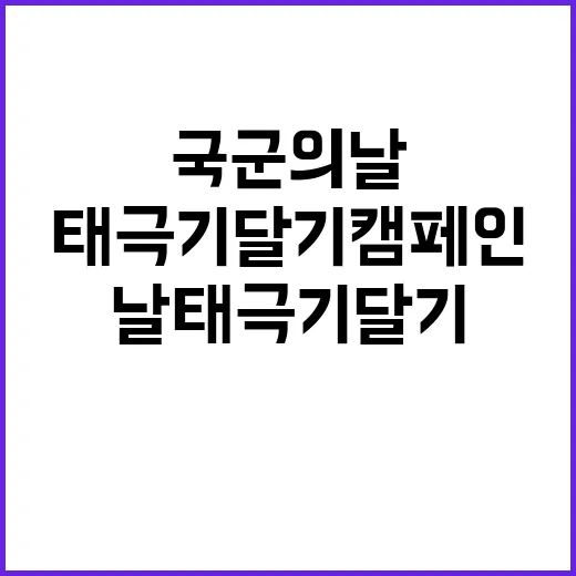 국군의 날 태극기 …