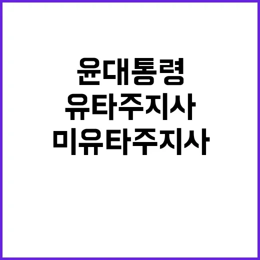 “윤 대통령 미 유…