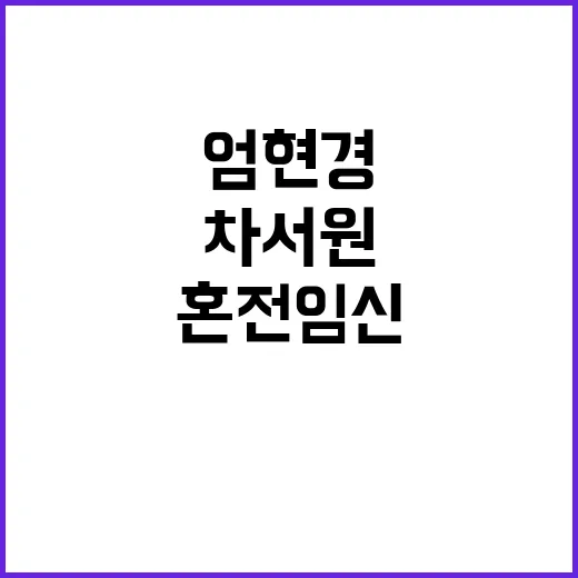 ‘혼전임신’ 엄현경…