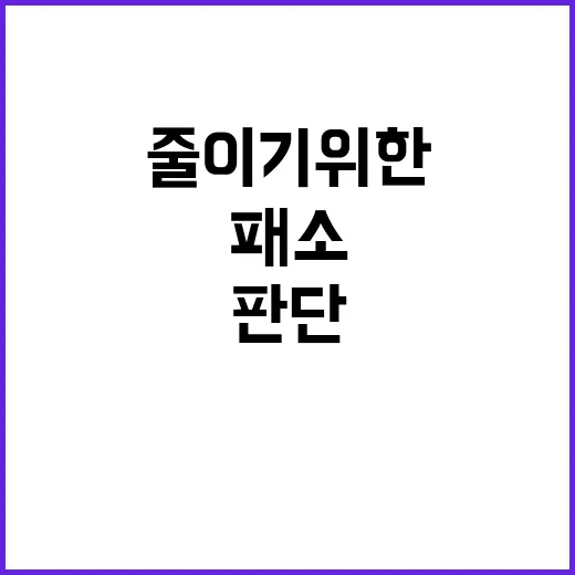 “공정위 패소 줄이…