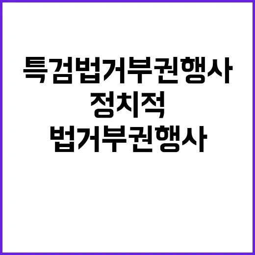 특검법 거부권 행사…