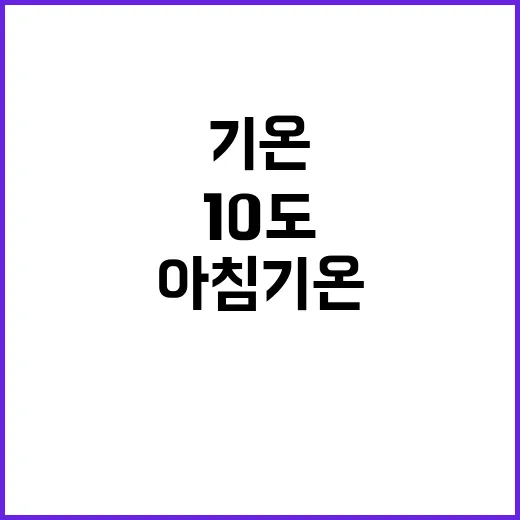 서울 아침 기온 1…