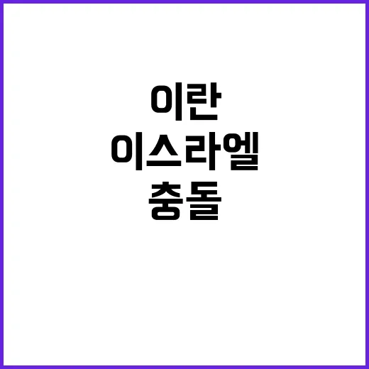 이스라엘이란 충돌 …