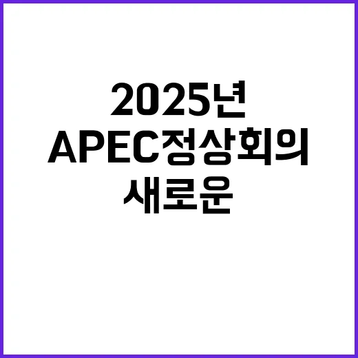 APEC 정상회의 …