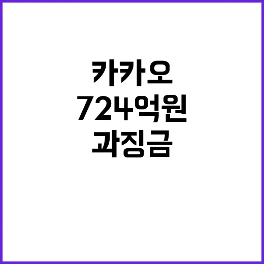 과징금 724억 원…