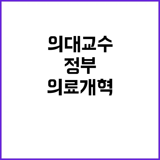 의대 교수 거리로 …