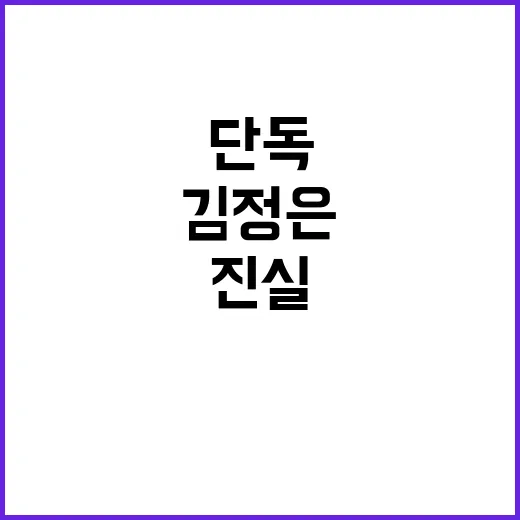 군사적 목표 김정은…