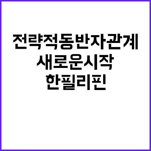 전략적 동반자 관계…