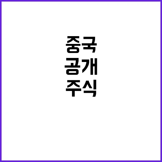 중국 주식 헛된 꿈…