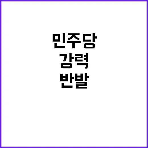 민주당 국민 무시한…