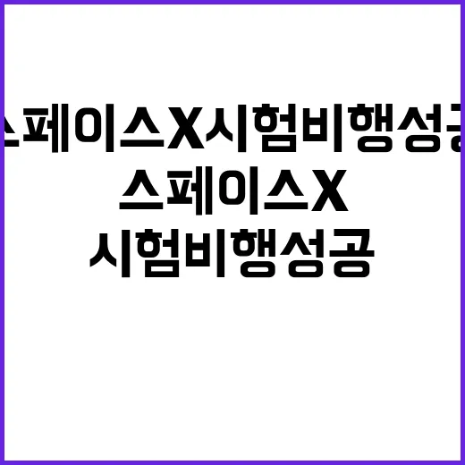 미증시 상승 스페이스X 시험비행 성공 소식!