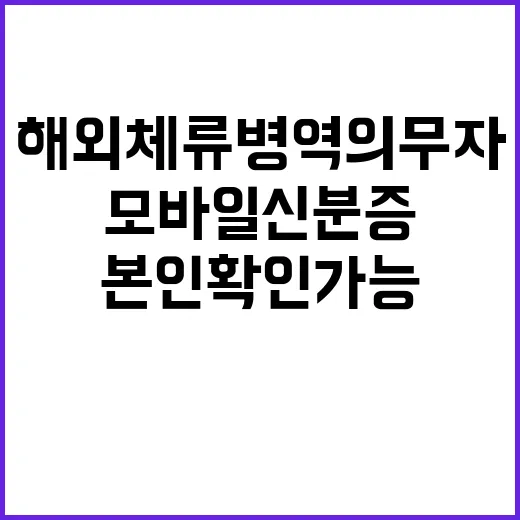 모바일신분증으로 해…