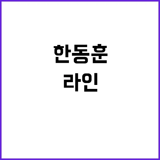 한동훈 김 여사 지…