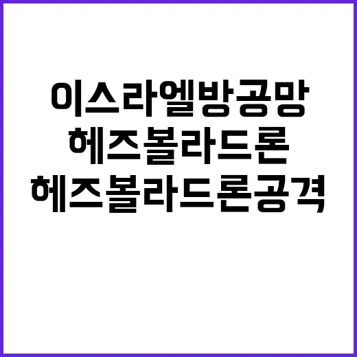 이스라엘 방공망 헤…