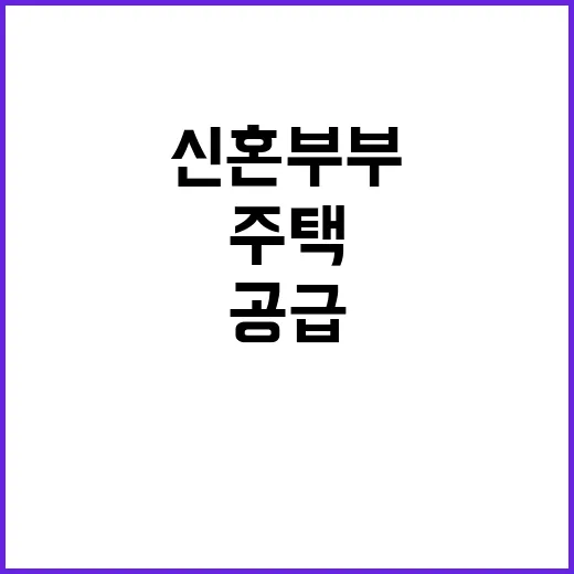 신혼부부 공공주택 …