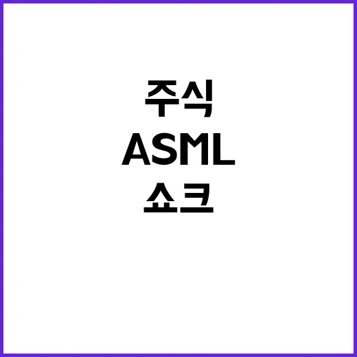 ASML쇼크 애플의…