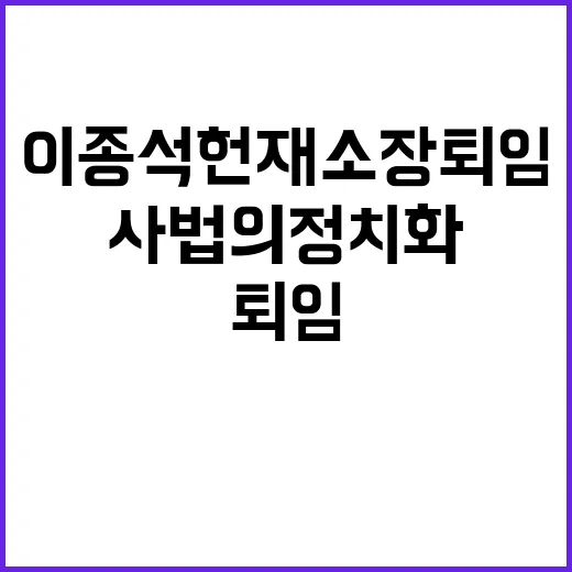 사법의 정치화 이종…