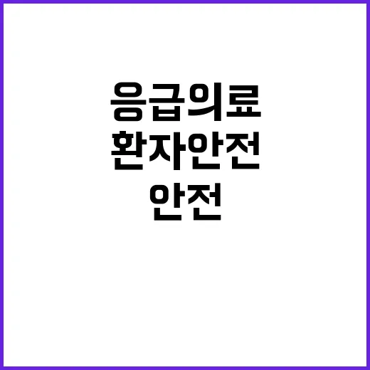 응급의료 수가 지원…